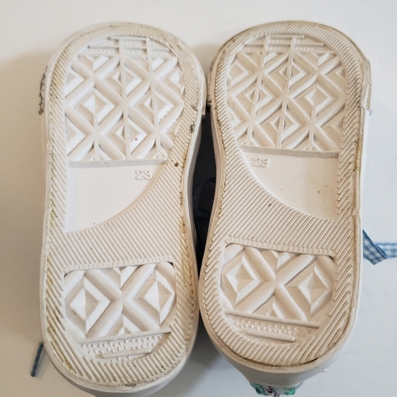 LelliKelly Denim Bunny Hightop Sneakers Size 6.5 - Picture 8 of 8